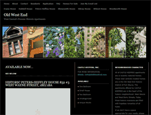 Tablet Screenshot of oldwestend.com
